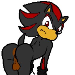 ancient-onyx animated anthro arm_support ass backsack backside balls bent_over black_fur black_spines brown_anus brown_balls frame_by_frame frown gif glare gloves hedgehog inviting looking_at_viewer lowres male male_only partially_animated presenting_hindquarters raised_tail red_eyes red_stripes shadow_the_hedgehog sonic_(series) swinging_balls taint teasing white_background yaoi yellow_skin