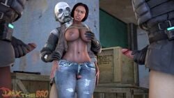 1girls 3boys 3d 3d_animation angry_face animated big_breasts breasts captured citizen civil_protection_(half-life_series) dark-skinned_female dark-skinned_male dark_skin daxthebro denim erect_penis erection female gas_mask half-life_(series) half-life_2 jeans large_breasts light-skinned_male light_skin loop male male_masturbation mask masked masked_male masturbation metrocop metropolice_(half-life_series) multiple_boys nipples no_sound penis pmg shorter_than_10_seconds source_filmmaker standing surrounded tagme thigh_sex thigh_sex_over_clothes topless_female valve video