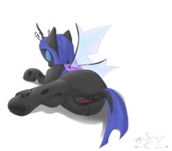 1girls antennae anus arthropod ass changeling drone female_only furry half-closed_eyes hi_res hooves insects invalid_tag my_little_pony pussy soles tail terabyte_(artist) text underhoof watermark wet wings