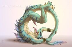 2017 animal_genitalia animal_penis anthro athletic autofellatio cum cum_in_mouth cum_in_own_mouth cum_inside cum_on_self digital_media_(artwork) erection lizard lying male male_only masturbation nipples on_back open_mouth oral penis reptile scalie self_taste solo tongue zen