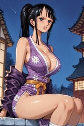 ai_generated ai_withyou female female_only nico_robin one_piece