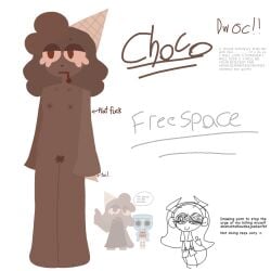 choco_(cutupaper2) cutupaper2 dandy's_world dandy's_world_oc flat_chested flat_colors freak4finndw non-human oc original_character solo_female