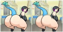 1female 1girls artist_name ass big_ass big_booty biggy_deez booty bubble_butt dumptruck_ass elma_(dragon_maid) fat_ass female female_only gigantic_ass huge_ass kobayashi-san_chi_no_maidragon round_ass sexy solo solo_female tagme thick thick_ass twerk twerking