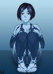 2d anus areolae artificial_intelligence ass big_ass big_breasts blue_toenails breasts cortana cortana_v2 feet feet_together female female_focus female_only halo_(series) halo_4 nipples nude omegazero01 pussy smile solo