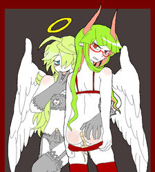 2boys ass crossdressing cum funamusea nsfyosu penis sherbet_(funamusea) the_gray_garden trap yaoi yosaflame