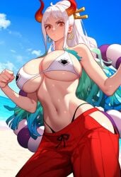 ai_generated bikini_top female female_only one_piece rusher_ai_art yamato_(one_piece)