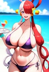 ai_generated bikini female female_only one_piece rusher_ai_art uta_(one_piece)