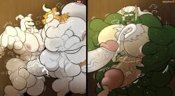 69yano69 anal anal_sex asgore_dreemurr asriel_dreemurr bodybuilder confession_booth cum cumming furry gay_sex hyper hyper_balls hyper_cock hyper_genitalia hyper_penis hyper_testicles male male_only masturbation muscles muscular muscular_arms muscular_male muscular_thighs