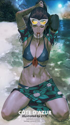 cote d'azur widowmaker from blizzard entertainment by 21yc