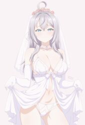 1girls 2d 2d_(artwork) 2d_artwork ahoge alisa_mikhailovna_kujou audirenze belly belly_button big_breasts blue-eyed_female blue_eyes bra breasts busty busty_female busty_girl busty_teen cleavage closed_mouth_smile collar collarbone curvaceous curvaceous_body curvaceous_female curvaceous_figure curvaceous_hips curvaceous_teen curvy curvy_body curvy_female curvy_figure curvy_hips curvy_teen digital digital_art digital_drawing digital_drawing_(artwork) digital_media digital_media_(artwork) drawing e-cup_breasts elbow_gloves eyebrows_visible_through_hair female female_focus female_only fingers gloves groin groin_tendon hair_between_eyes half_naked half_nude high_resolution high_school_student highres hourglass_figure large_boobs large_breasts lean_figure light_smile lingerie lingerie_bra lingerie_only lingerie_panties long_gloves long_hair looking_at_viewer midriff naked naked_female naked_woman narrow_waist navel nervous nervous_expression nervous_face nervous_female nervous_smile nude nude_female nudity panties russian_female school_girl semi_nude shoulders shy shy_expression shy_female shy_girl shy_smile silver-haired_female silver_hair silver_hair_female simple_background slender_body slender_waist slim_waist smile smiley_face smiling smiling_at_viewer solo standing teen_girl teenage_girl teenage_tits teenager thick_thighs thighs tokidoki_bosotto_russian_de_dereru_tonari_no_alya-san underwear underwear_only upper_body veil white_background white_bra white_elbow_gloves white_gloves white_long_gloves white_panties white_underwear white_veil wide_hips young_female young_woman