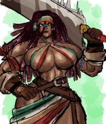 darli dagger from king of fighters by henfent