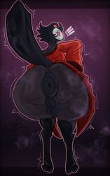alternate_version_available anus ass ass_focus avian avian_demon avian_feet beak big_anus big_butt black_body black_fur body_hair cartoonwizzard clothing covering_ass donut_anus dress enormous_ass enormous_butt femboy femboy_dilf full_body furry gilf goetia hairy_balls hellaverse helluva_boss huge_ass hyper_anus inminent_rimming inminent_sex looking_back male_focus multi_eye musk_clouds musky_anus musky_butt older_male owl owl_demon owl_humanoid presenting_hindquarters puffy_anus red_dress red_eyes red_sclera robe_only showing_anus showing_ass small_balls stolas_(helluva_boss) sweatdrop sweaty sweaty_ass sweaty_butt textless textless_version vivienne_medrano vivziepop waiting_for_rimming waiting_for_sex