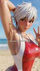 1girls 3d 3d_(artwork) 3d_model 3d_render ai_generated armpit armpit_fetish armpits arms_up bikini bleach bleach:_the_thousand-year_blood_war breasts cinderpits detailed detailed_background female kotetsu_isane realistic realistic_textures self_upload smug smug_face solo solo_female solo_focus sweat sweatdrop sweating sweaty sweaty_armpits sweaty_body sweaty_breasts tight_clothing tight_fit