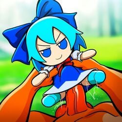 cirno from fumo plush by diamond 7 (ai generator)