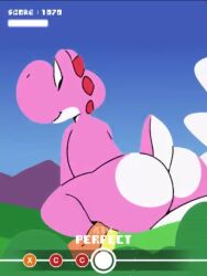 2boys 2d anal animated anus ass ass_clap ass_shake balls_deep beat_banger beat_bar big_ass cowgirl_position cum cumflation dicks_touching fap_to_beat gay hi_res just_kinda komdog longer_than_2_minutes looking_back mario_(series) mating_press music nintendo penis penis_in_ass pink_yoshi scalie sound synced_to_music tagme tail video video_games yaoi yoshi