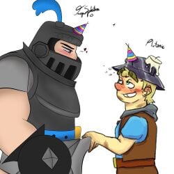 mega knight (clash royale) from clash (series)