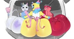 3girls ass ass_focus big_ass big_butt butt butt_focus dandy's_world dandys_world female female_only gigi_(dandy's_world) huge_ass huge_butt lofasnofa roblox roblox_game scraps_(dandy's_world) tagme trio trio_female yatta_(dandy's_world)