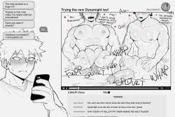 abs big_pecs big_penis billyyandereva2 blush boku_no_hero_academia chat_box cheesecrumbles comic comic_dub completely_nude cum cumming dialogue dirty_talk eastonva eijirou_kirishima english english_dialogue english_text english_voice_acting erect_penis erection filming filming_masturbation filming_sex gay holding_smartphone izuku_midoriya katsuki_bakugou male male_focus male_only masturbating masturbation moan moaning moaning_in_pleasure muscular muscular_male mutual_masturbation my_hero_academia nipples nude nude_male onahole open_mouth pecs penis sex_toy smartphone sound sound_edit sweat sweatdrop sweating text texting vein veiny_penis video voice_acted watching watching_video yaoi