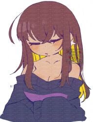 female frisk from undertale by mr0x0