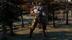 16:9 3d animal_humanoid assaultron assaultron_(fallout) balls big_balls breasts clothed clothing deathclaw duo fallout female genitals hi_res humanoid lamb_man26 machine male male/female microsoft partially_clothed penis reptile reptile_humanoid robot robot_humanoid scalie scalie_humanoid size_difference widescreen