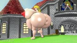 princess peach from mario (series) by lordscrubart
