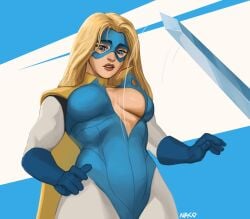 blonde blazer from dispatch (game) by kurooxyuroo
