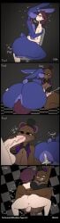 bonnie (fnaf) from five nights at freddy's by glazed (artist)