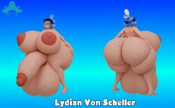1futa 3d ass_bigger_than_head big_ass big_balls big_breasts big_butt big_cock big_penis blue_hair futa_only futanari hyper_ass hyper_breasts hyper_butt hyper_penis hyper_testicles inkling_futa kennyb0mber_(artist) light-skinned_futa long_cock long_penis lydian_(inkling_oc) tagme