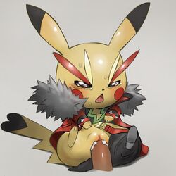 1boy 1girls 2016 cleft_tail clothed clothing cosplay_pikachu crying cum cum_in_pussy cum_inside cum_on_penis disembodied_penis erection female female_penetrated feral fur furry hi_res human human_on_feral interspecies male male/female male_on_feral male_penetrating male_penetrating_female mammal nintendo open_mouth pants_down partially_clothed penetration penis pikachu pikachu_rock_star pokémon_(species) pokemon pokephilia pussy rodent sex simple_background straight sweat tail tears tongue uncensored vaginal_penetration video_games yellow_fur youjomodoki zoophilia