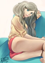 ann_takamaki blue_eyes falkeart female megami_tensei persona persona_5 solo