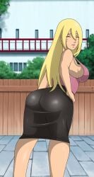 1girls ass_focus bare_chest bare_shoulders big_ass big_breasts black_skirt blonde_hair blue_eyes boruko boruto:_naruto_next_generations breasts busty canon_genderswap cleavage closed_eyes clothing dress exposed_shoulders eyelashes facial_markings female female_only gender_transformation genderswap_(mtf) guja hair_down hands_on_hips hard_nipples huge_ass jacket long_hair nail_polish naruto naruto_(series) no_bra no_bra_under_clothes off_shoulder oppai pencil_skirt pinup presenting_ass rear_view revealing_clothes round_ass rule_63 sexy_no_jutsu sideboob skirt smile solo tight_skirt uzumaki_boruto visible_nipples whisker_markings whiskers