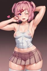 abs ai_generated doki_doki_literature_club natsuki_(doki_doki_literature_club) tagme xusisidie