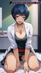 1girls ai_generated curvaceous curvy curvy_body curvy_female electroworld female female female_focus female_only highres inviting_to_sex kneeling persona persona_5 seductive seductive_look seductive_pose sega shin_megami_tensei shiny_skin solo solo_female tae_takemi uncensored voluptuous voluptuous_female