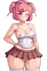 abs ai_generated doki_doki_literature_club natsuki_(doki_doki_literature_club) tagme xusisidie