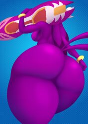 2023 absurd_res anthro ass avian big_breasts big_butt bird bracelet breasts female hi_res hirundinid huge_butt huge_hips huge_thighs jewelry nude oscine passerine purple_body purple_hair sadflowerhappy sega side_boob solo sonic_(series) sonic_riders sonic_the_hedgehog_(series) swallow_(bird) thick_thighs wave_the_swallow wide_hips