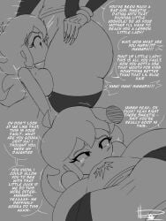 2girls bottomless clothed clothing dn28_art english_text fellatio female female_focus forced friday_night_funkin girlfriend_(friday_night_funkin) grayscale human incest mommy_mearest mother_and_daughter partially_clothed pressing_breasts questionable_consent rape sex tagme tears yuri