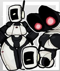 1female 1girls 2d arcaned_roses ass breasts female female_only glados glados_(humanoid) portal portal_(series) portal_2 robot robot_girl roses_arcaned solo tagme thighs valve valve_(company)