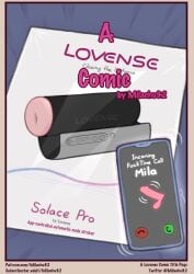 absurd_res advertisement comic cover cover_art cover_page electronics hi_res lovense lovense_solace_pro milachu92 phone sex_toy zero_pictured