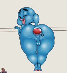 anal_beads anus ass big_ass crazedg feline gay gumball_watterson testicles the_amazing_world_of_gumball yaoi