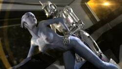 1girls 1robot 3d animated areolae asari bouncing_breasts breasts female from_behind liara_t'soni loki_mech machine mass_effect nipples no_sound nude robot sex ssppp video