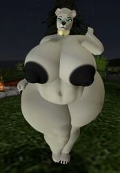 big_ass big_breasts breasts bubble_butt cleavage female ferialexonar furry huge_ass huge_breasts hyper_ass nipples tagme thick_thighs wide_hips