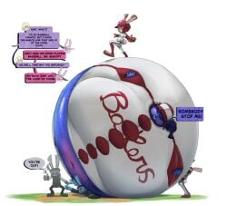 big_breasts blueberry_inflation breasts female fruityshork furry huge_breasts inflation spherical_inflation sunken_head sunken_limbs tagme thick_thighs wide_hips