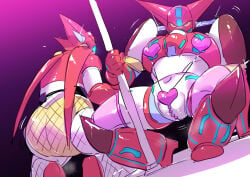 beads getter_robo getter_robo_armageddon mesh mesh_clothing new_getter_robo panties pole_dancing robot shin_getter-1 spread_legs thirty_8ght twerking underwear