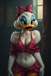 ai_assisted ai_generated anthro anthro_female anthrofied daisy_duck duck ducktales ducktales_(2017) furry furry_female furry_only humanoid sexy sexy_body sexy_pose thefinalrule
