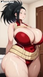 1girl 1girls ai ai-created ai_art ai_assisted ai_generated anime ass ass_bigger_than_head big_ass big_breasts big_butt big_thighs black_hair boobs breasts breasts_bigger_than_head butt curves curvy curvy_body curvy_female curvy_figure curvy_hips female female_focus gigantic_ass gigantic_breasts hips hips_wider_than_shoulders huge_ass huge_breasts huge_butt huge_thighs long_hair massive_ass massive_breasts massive_butt massive_thighs momo_yaoyorozu my_hero_academia sexy sexy_body simple_background solo_female thick_ass thick_thighs thighs tied_hair twentyam voluptuous voluptuous_body voluptuous_female waifu wide_hips wide_thighs