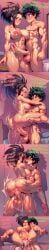 1boy 1girls abs ai_generated ass balls bare_arms bare_breasts bare_legs bare_shoulders bare_thighs bedroom big_ass big_balls big_breasts big_butt big_penis black_hair blush butt color completely_nude cum cum_in_pussy cum_inside cumming cumming_while_penetrating english_text female gigiti grabbing grabbing_ass green_eyes green_hair hand_on_butt hi_res huge_cock izuku_midoriya large_breasts light-skinned_female light_skin long_hair looking_pleasured male male/female male_penetrating massive_penis midoriya_izuku moaning momo_yaoyorozu muscles muscular muscular_male my_hero_academia nipples nude nude_female nude_male orgasm orgasm_face penetration penile_penetration penis_in_pussy pleasure_face pussy sex slim_waist standing text thick_thighs trogiai vaginal_penetration