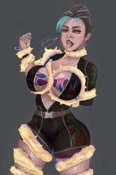 1girls big_breasts bondage bra breasts dark-skinned_female dark_skin dead_by_daylight female female_only haddie_kaur indian indian_female large_breasts swimsuit tagme_(artist) tentacle tentacle_bondage tentacles tongue tongue_out translucent_clothing