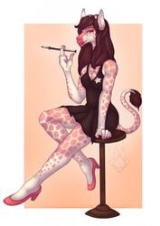 clothing clyderyde dress foxyane giraffe invalid_tag mammal pin pinup pose