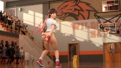 1girls 2026 3d 3d_(artwork) ass audience basketball basketball_court blender bottomless bottomless_female brown_hair brown_hair_female butt choovy3 covering_ass embarrassed embarrassed_naked_female embarrassed_nude_exposure embarrassed_nude_female enf exhibitionism extreme_exposure_humiliation female female_focus fortnite headband human nude_in_front_of_audience nude_in_public parody public public_indecency public_nudity sakura_kasugano sakura_kasugano_(fortnite) scene_reference shirt_only solo solo_female solo_focus street_fighter