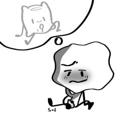 battle_for_dream_island bfdi cute intersex masturbation object_shows penis pillow_(bfdi) pussy thinking_of_someone_else thought_bubble tree_(bfdi)